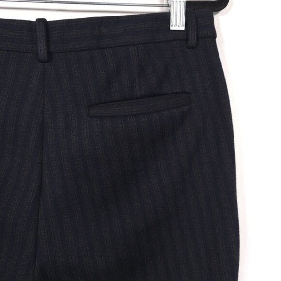 Theory Women's Tailor Trouser C Pale Stripe Knit Size 6 Viscose Blend J0726211 - Picture 10 of 11
